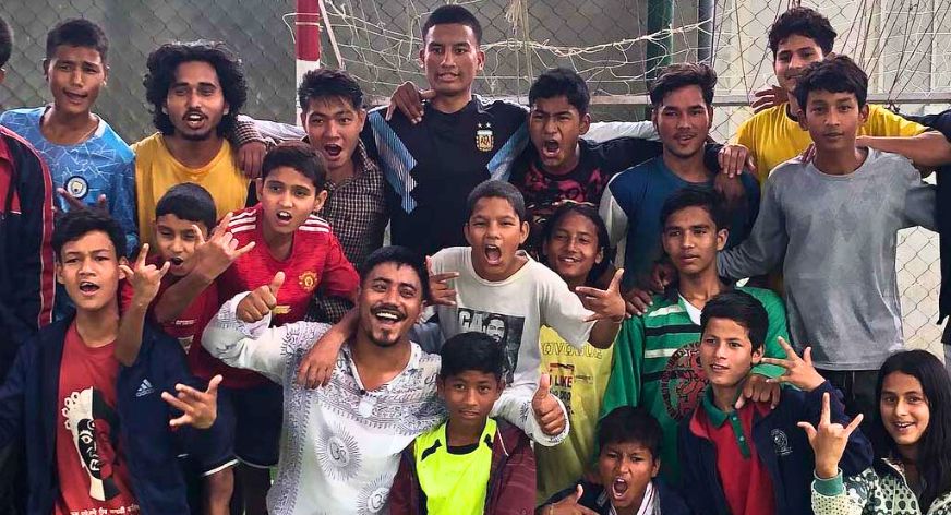 Fostering Team Spirit: Futsal Coaching and Competition by Chakraviu Nepal for Students at Hope Rising Children Home